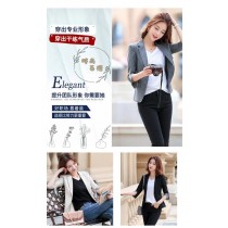 FB5016 韓版新款七分袖時尚OL西裝外套