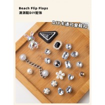 FB4896 時尚小香水晶鑽石立體洞洞鞋配件扣(20件入)