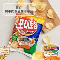 KKS500200－韓國農心 辣牛肉湯風味 洋芋片